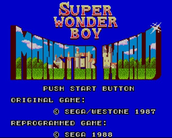 Wait, this isn't the Wonder Boy in Monster World I was thinking of. Prepare for confusion!